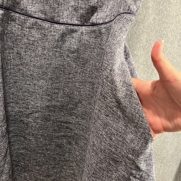 LULU’S XL navy and white dress, open back. - Picture 5 of 8